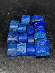 Polished Lapis Lazuli Beads Lot from Afghanistan – 31 g