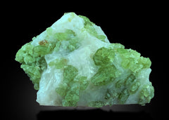 Diopside Spinel Faden Quartz Brucite Garnet Epidote Mixed Mineral Lot – 7 Pieces