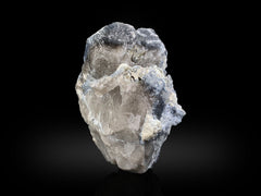 Blue Quartz on Smoky Quartz from Afghanistan