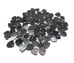Black Tourmaline Slice Polished Stone from Afghanistan
