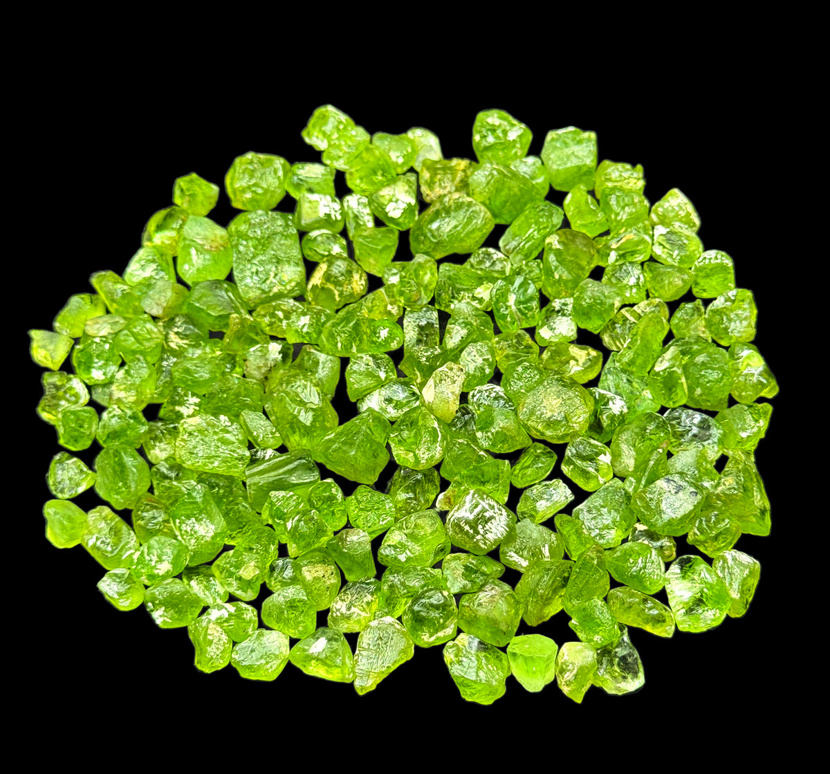 Green Peridot Rough Cutting Grade from Mansehra, Pakistan – 165 g