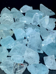 Blue Aquamarine Rough, Cutting Grade from Skardu, Pakistan