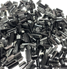 Black Tourmaline Crystals from Skardu, Pakistan – 202 g Mineral Lot