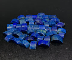 Polished Lapis Lazuli Beads Lot from Afghanistan – 111 g