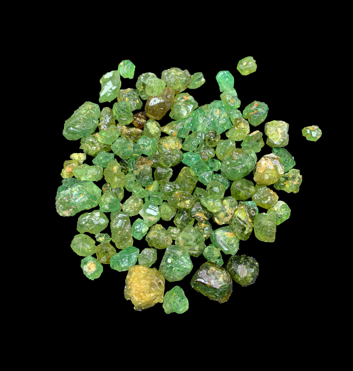 Natural Peridot Rough from Mansehra, Pakistan