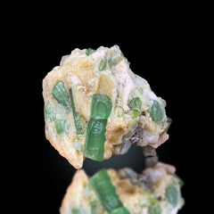 Green Tourmaline Crystals Specimen from Afghanistan