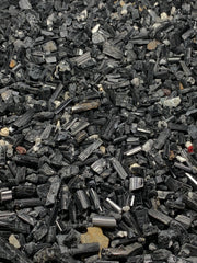 Black Tourmaline Rough Specimen Lot from Skardu, Pakistan – 1,077 g