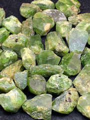 Diopside Rough Crystals from Afghanistan