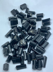 Black Tourmaline Crystals from Pakistan – 170g Mineral Lot