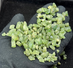 Rough Peridot Cutting Grade from Mansehra Pakistan – 230 g Mineral Lot