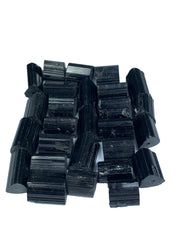 Drilled Black Tourmaline for Jewelry from Skardu, Pakistan
