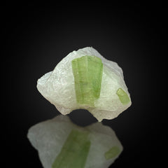 Green Tourmaline on Matrix Specimen from Afghanistan