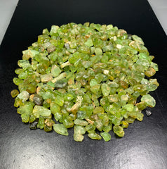 Peridot Rough Faceting Grade Lot from Mansehra, Pakistan – 258 g