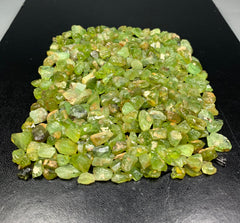Peridot Rough Faceting Grade Lot from Mansehra, Pakistan – 258 g