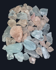 Aquamarine and Morganite Rough