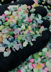 Mixed Color Tourmaline Crystals from Afghanistan – 273 g Mineral Lot