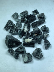 Black Tourmaline Crystal Specimen Lot from Skardu, Pakistan – 100 g