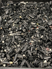 Black Tourmaline Rough Specimen Lot from Skardu, Pakistan – 1028 g