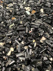 Black Tourmaline Rough Specimen Lot from Skardu, Pakistan – 1,070 g
