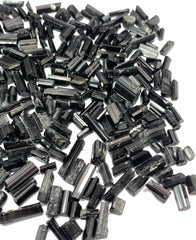 Black Tourmaline Crystals from Skardu, Pakistan – 228 g Mineral Lot