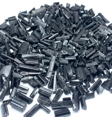 Black Tourmaline Crystals from Pakistan – 324 g Mineral Lot
