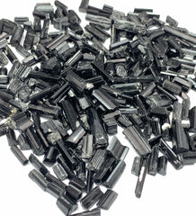 Black Tourmaline Crystals from Skardu, Pakistan – 202 g Mineral Lot