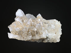 Clear Quartz Crystals Cluster on Matrix from Pakistan
