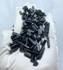 Black Tourmaline Crystals from Pakistan – 223 g Mineral Lot