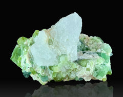 Green Tourmaline with Quartz Specimen Lot from Pakistan – 41 g | Lot of 11