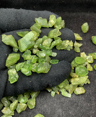 Peridot Faceting Rough from Mansehra, Pakistan