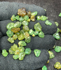 Peridot Rough, Faceting Grade from Mansehra, Pakistan