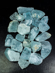 Blue Aquamarine Rough from Skardu, Pakistan