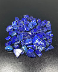 Drilled Polished Lapis Lazuli Gemstone Lot from Afghanistan – 135 g