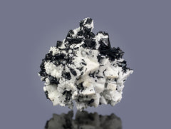 Schorl Tourmaline Crystals on Feldspar Matrix Specimen from Skardu, Pakistan – 515 g