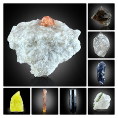 Mixed Minerals Lot from Afghanistan & Pakistan – 157 g | 8 Mineral Specimens