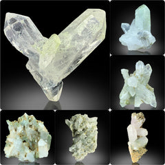 Quartz Crystals and Specimen Lot from Pakistan – 417 g | Lot of 6