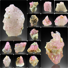 Rose Quartz Crystal Specimen Lot from Afghanistan – 40 g | Lot of 15