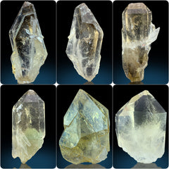 Smoky Quartz Crystals from Pakistan – 152 g | 6 Pieces