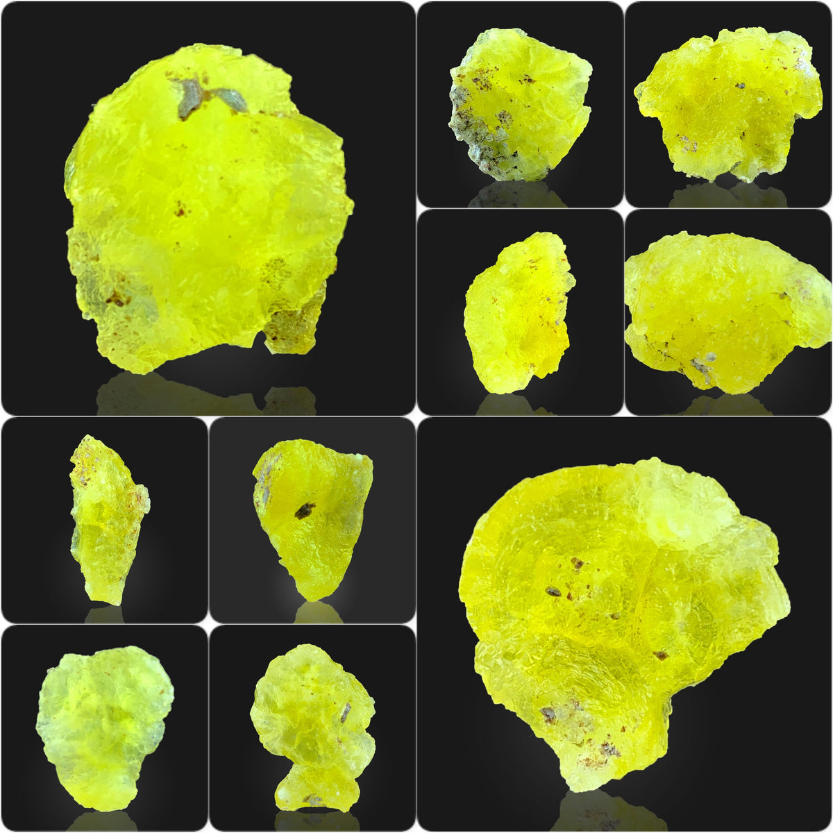 Brucite Crystals from Baluchistan, Pakistan – 38 g | 10 Pieces