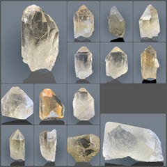 Smoky Quartz Crystal Lot from Pakistan – 709 g | 14 Pieces