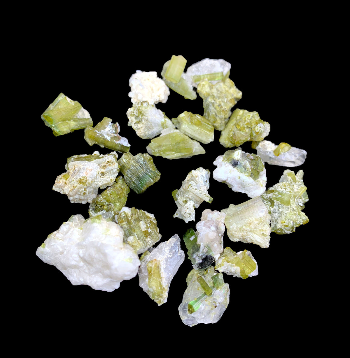 Green Tourmaline Crystals on Matrix from Afghanistan | 26 g