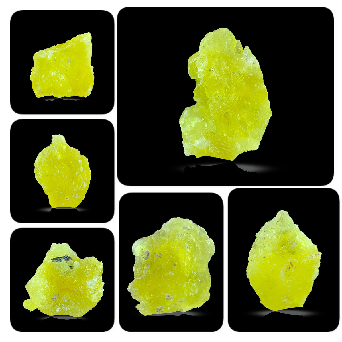 Brucite Specimens from Baluchistan, Pakistan – 45 g | 7 Pieces