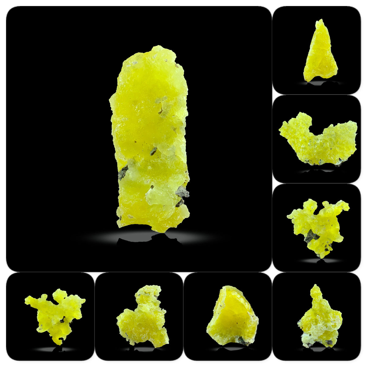 Brucite Specimens from Baluchistan, Pakistan – 156 g | 7 Pieces
