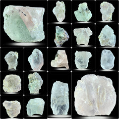 Natural Fluorite Crystal Lot from Pakistan
