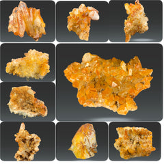 Iron coted Quartz Specimens from Skardu, Pakistan – 406 g | 8 Pieces