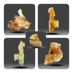 Iron Quartz Specimens from Skardu, Pakistan – 1,737 g | 3 Pieces