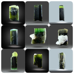 Natural Bi-Color Tourmaline from Afghanistan Total Weight 57g