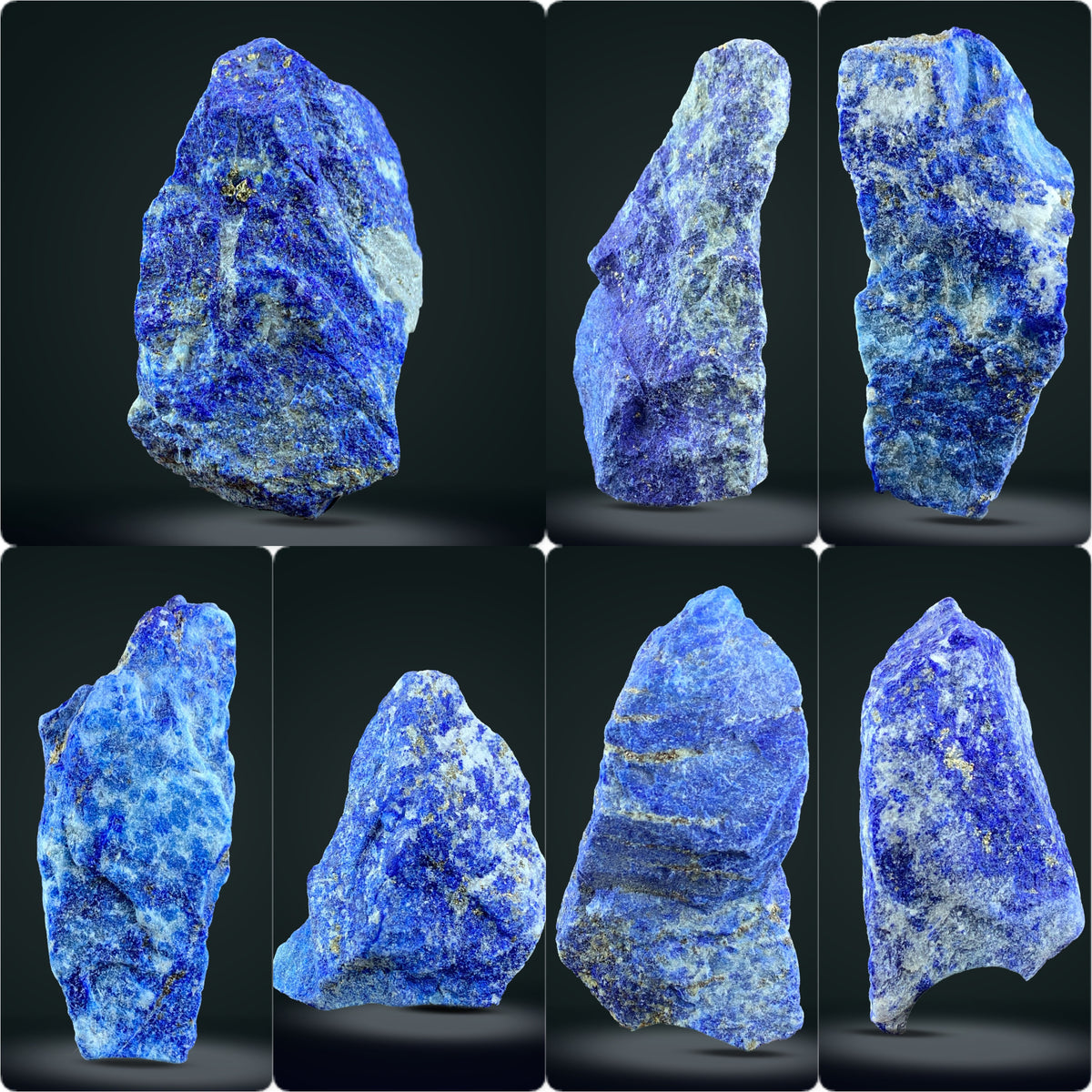 Lapis Lazuli Rough Crystals Lot from Afghanistan