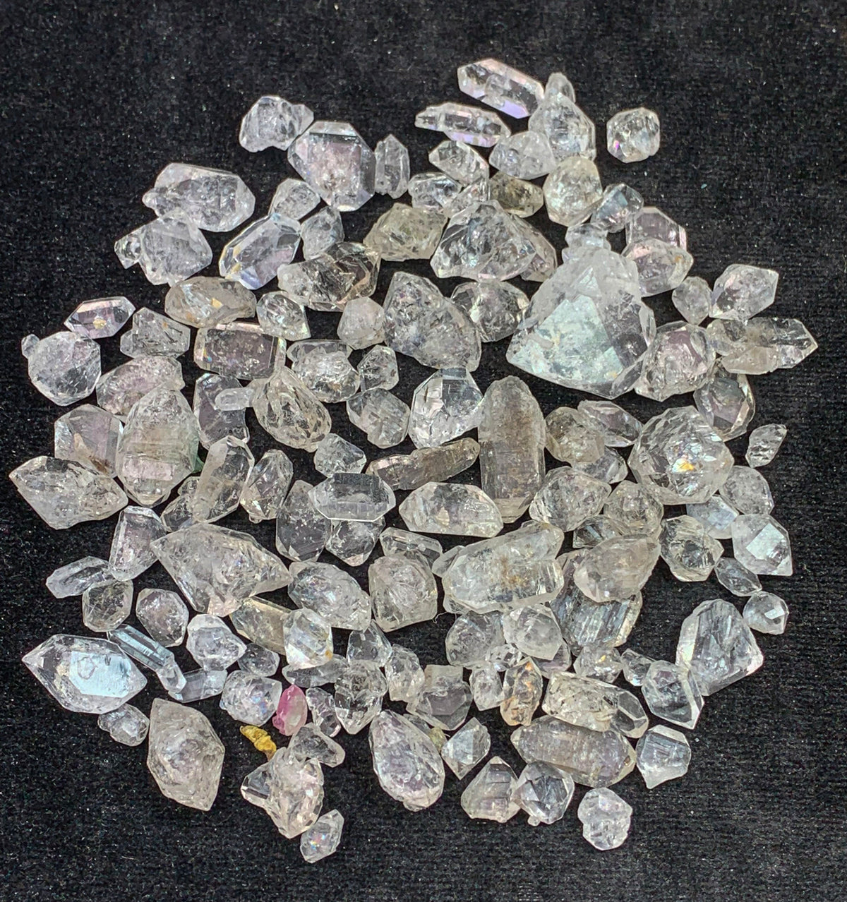 Natural Diamond Quartz Crystals Lot from Pakistan