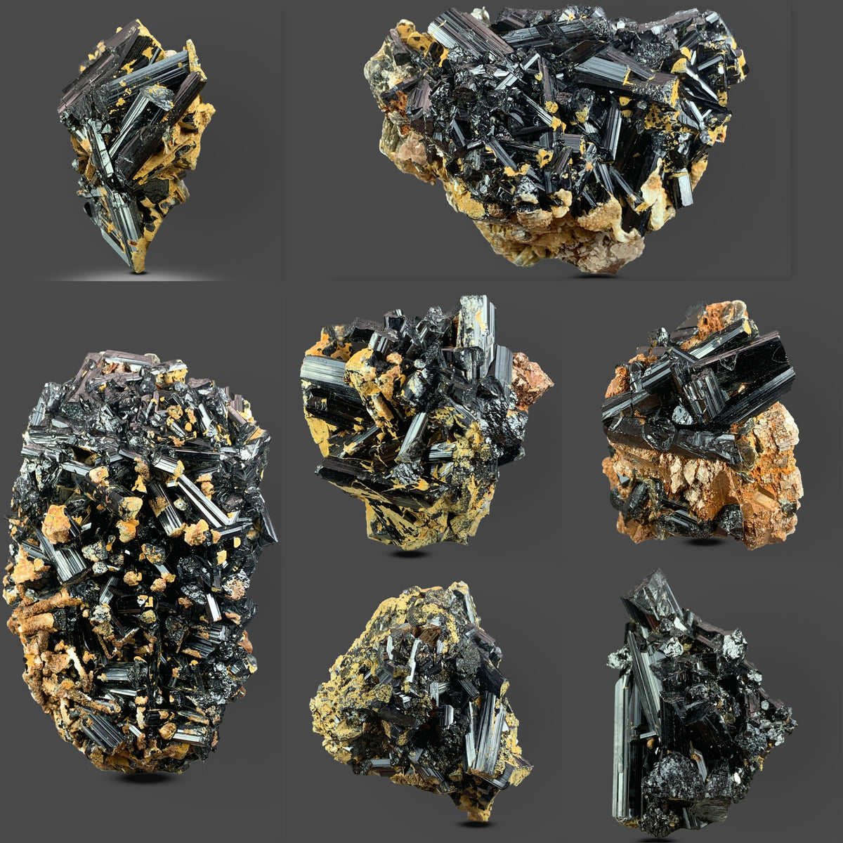 Schorl Tourmaline Cluster on Matrix from Skardu, Pakistan